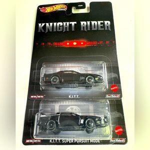 Hot Wheels Premium 2021 KNIGHT RIDER K.I.T.T & K.I.T.T SUPER PURSUIT MODE